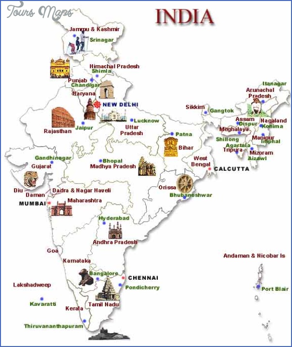 India Tour Map