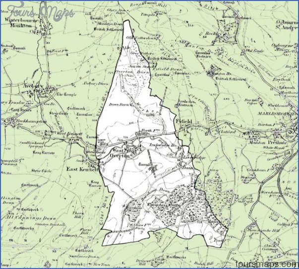Marlborough, Wiltshire Map