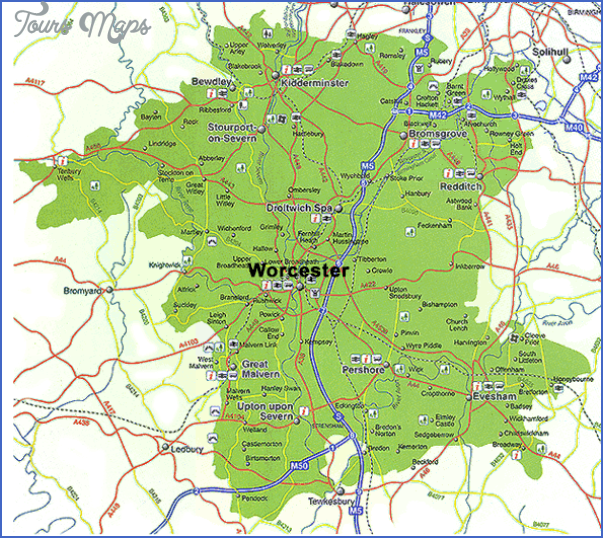 England Map Detailed