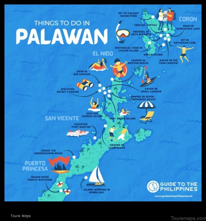 Explore San Vicente, Palawan with a Map