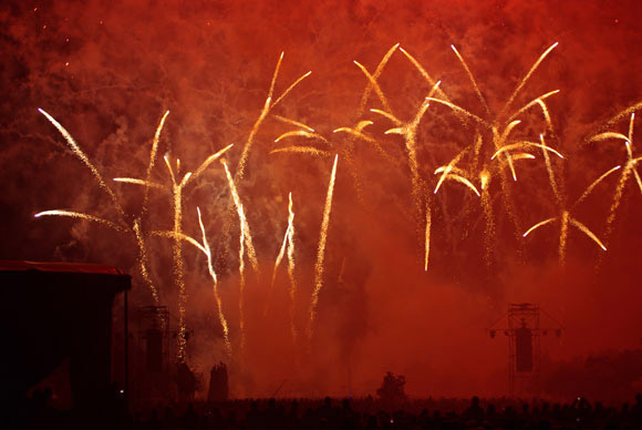 Feu d'artifice 13 juillet 2012 MontignylèsMetz