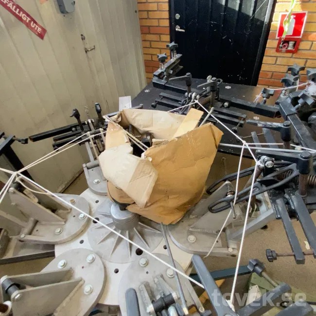 Manuel screentryckskarusell HIX Corporation, modell Rotary Base