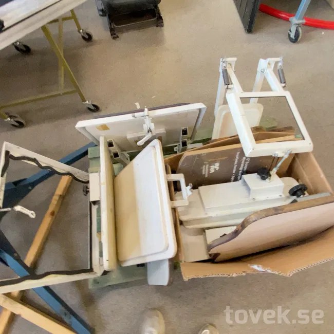 Manuel screentryckskarusell HIX Corporation, modell Rotary Base