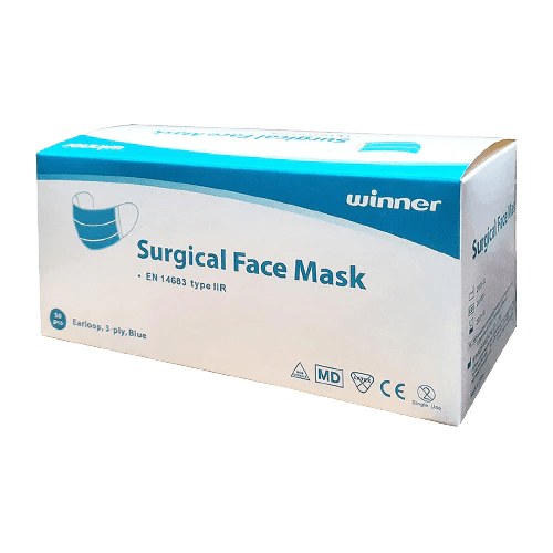 Winner Surgical Face Mask Blue (Box/50pcs)