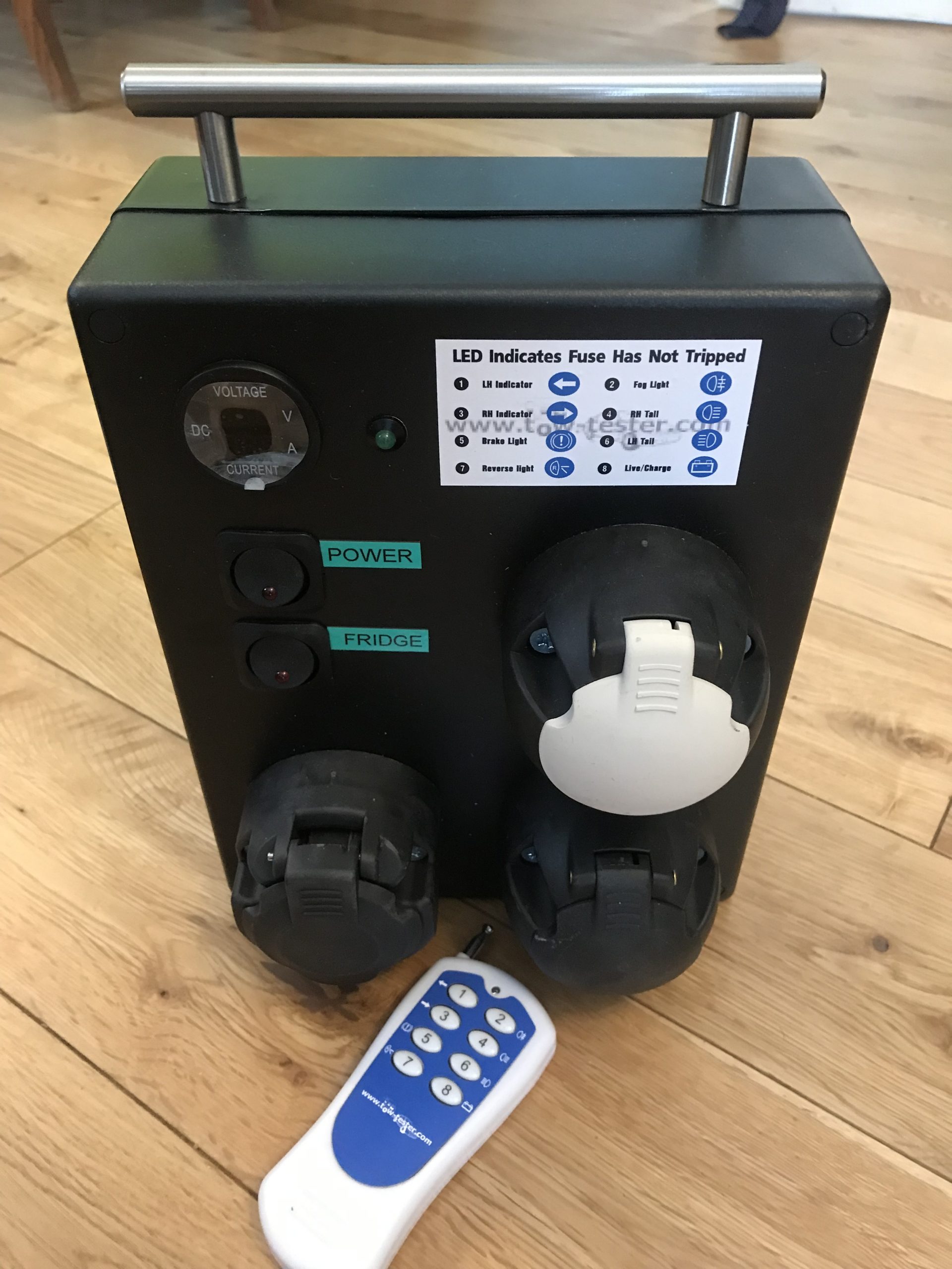 Caravan Electrical Light Portable Powered Remote Tester TT07 Tow