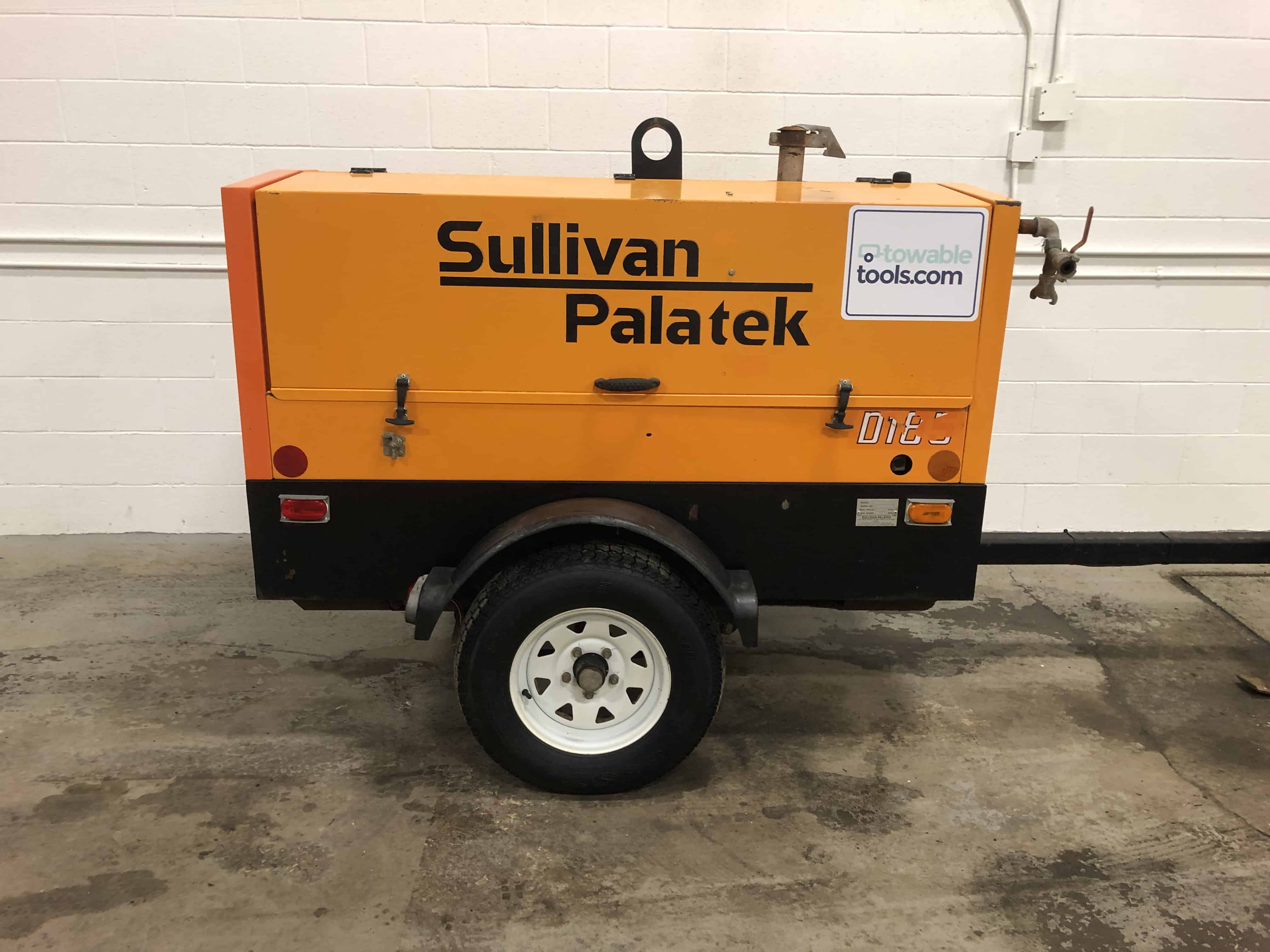 Sullivan Palatek D185 For Sale 185 CFM Air Compressor Towable Tools