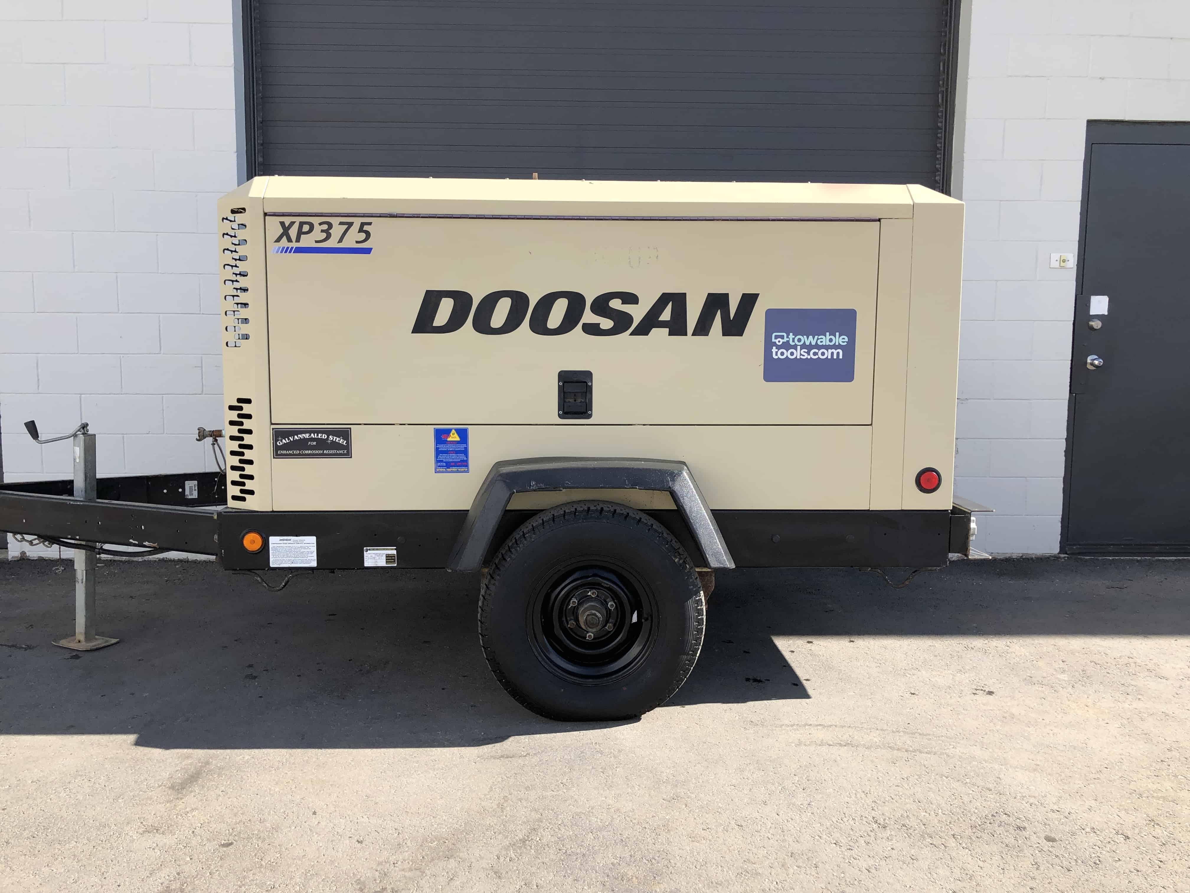 Ingersoll Rand 375 Compressor For Sale Used Tow Behind Towable Tools