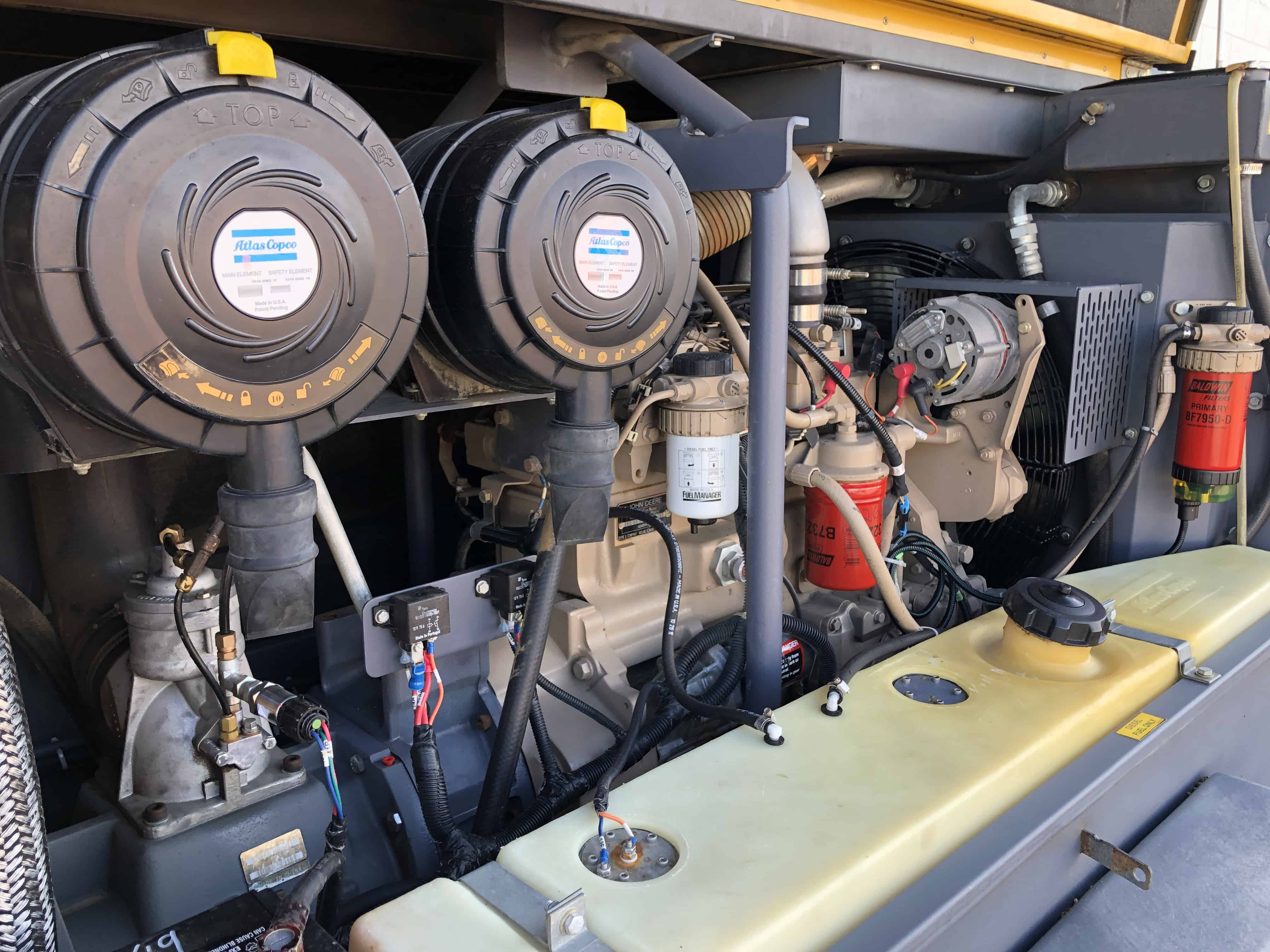 Atlas Copco XATS 375 JD6 T3 For Sale Tier 3 Compressor Towable Tools