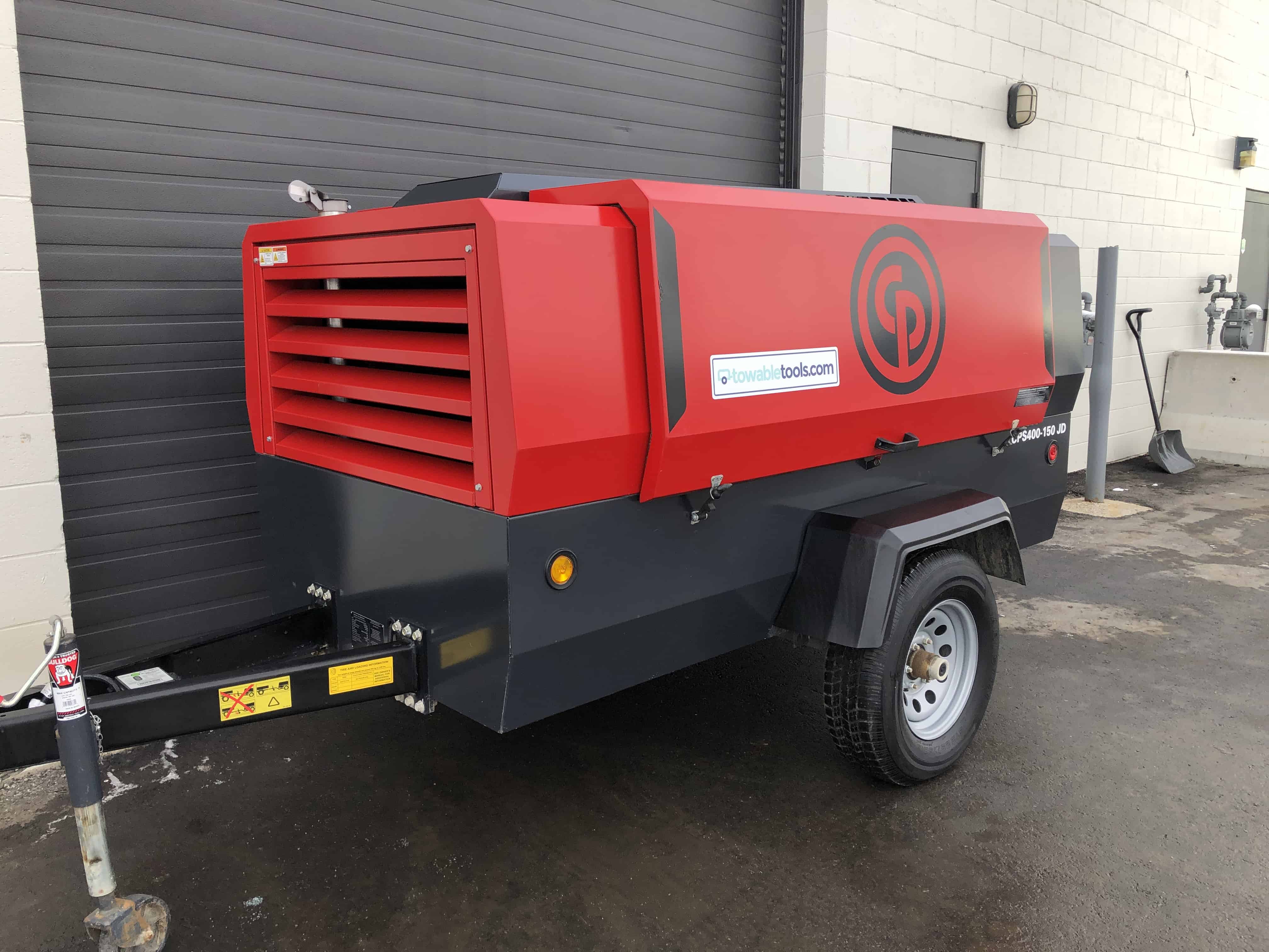 Chicago Pneumatic Compressor For Sale CPS 400 CFM Towable Tools
