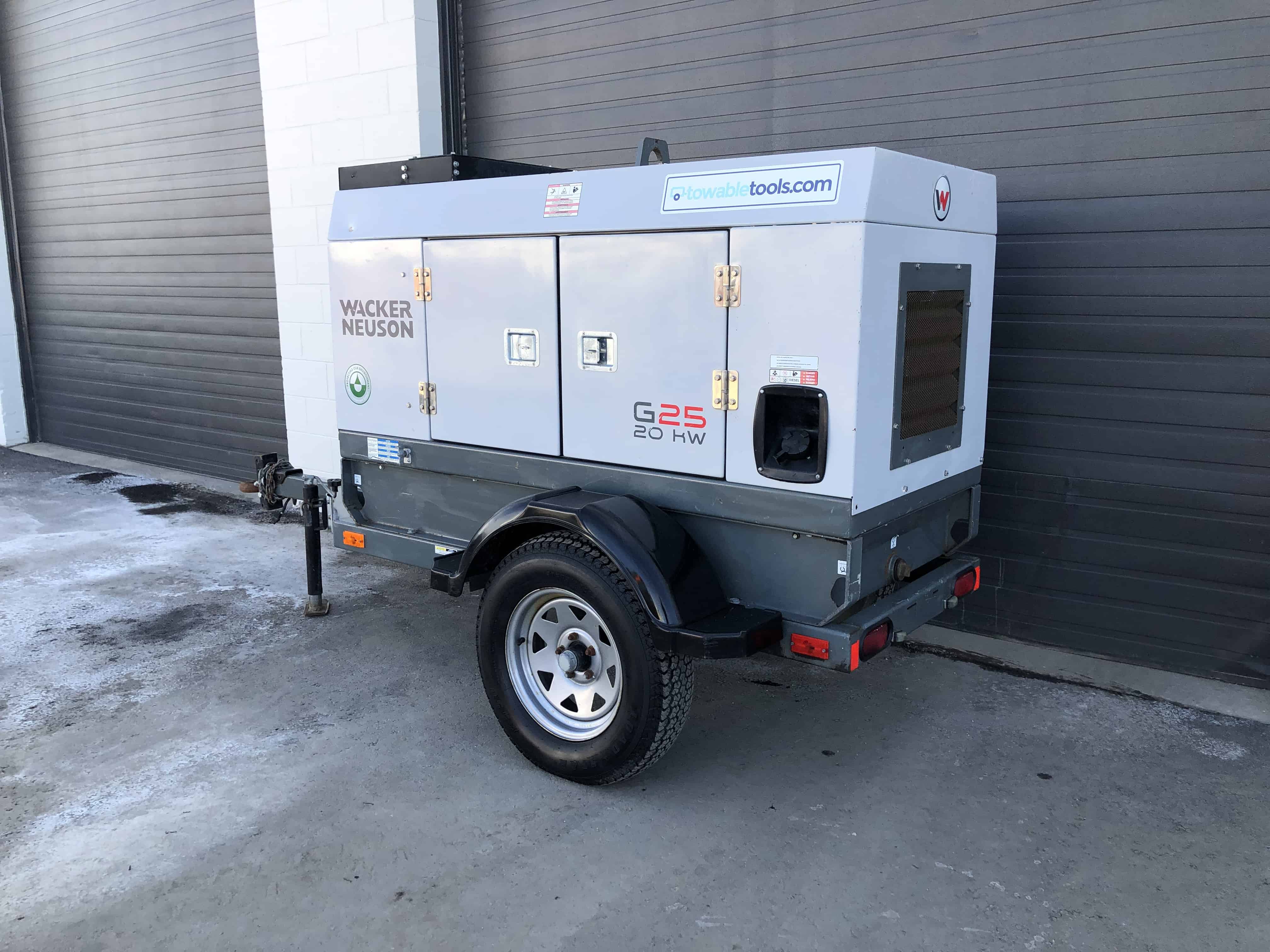 Wacker Neuson Generator For Sale Used G25 20 kw Diesel