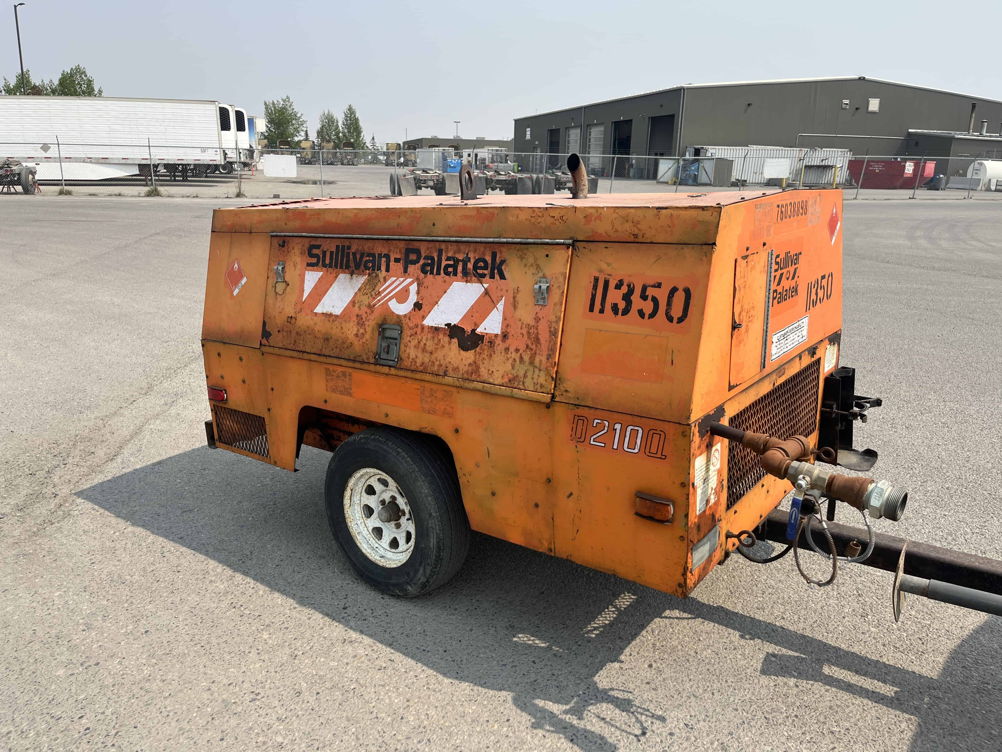 Used Sullivan Palatek D210Q 210 CFM Portable Diesel Air Compressor