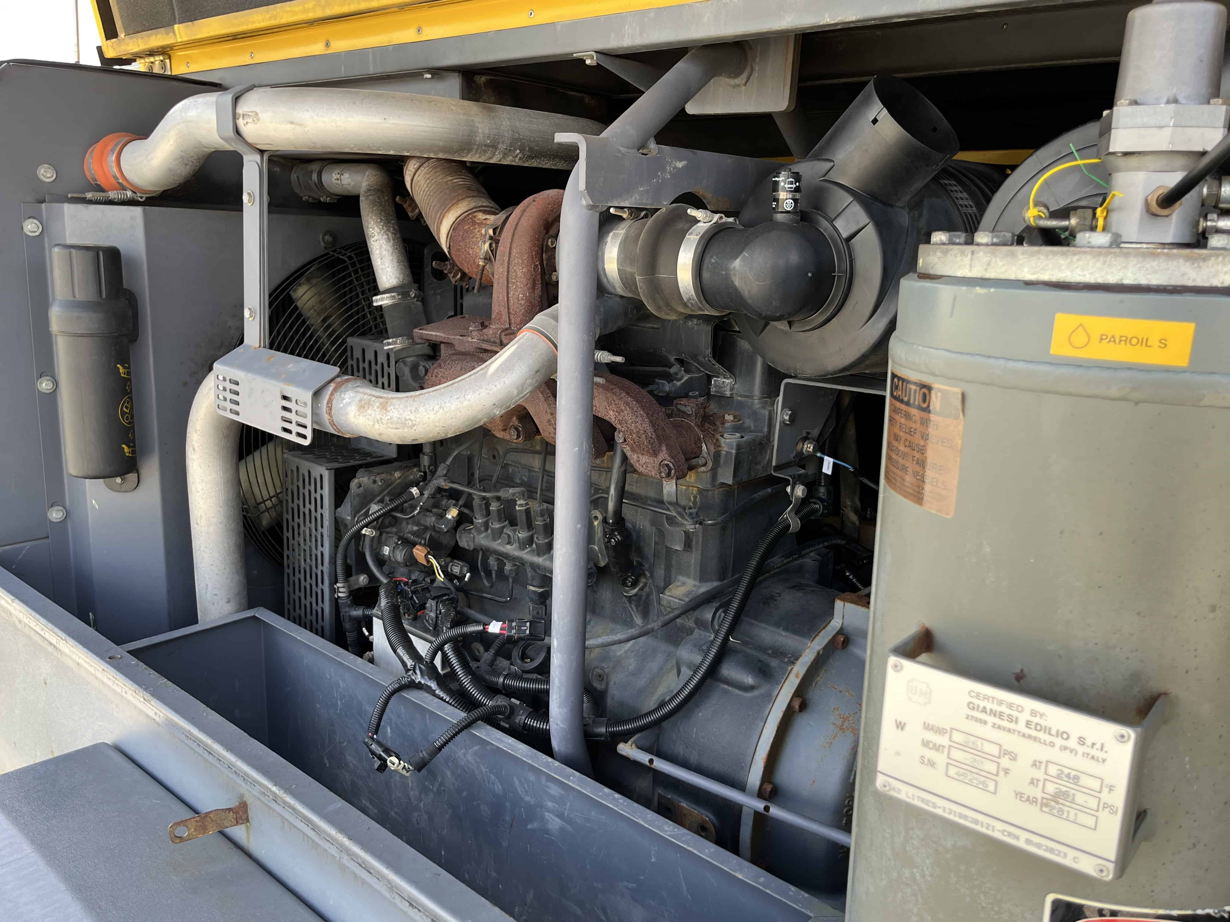 375 CFM Atlas Copco Compressor For Sale XAS 375 JD6 Portable Diesel