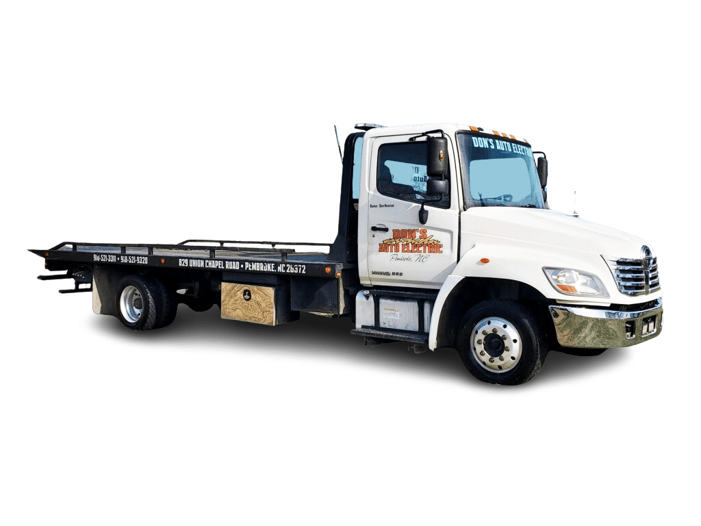 Services Don's Wrecker Service and Auto Electric Heavy Duty Large Towing