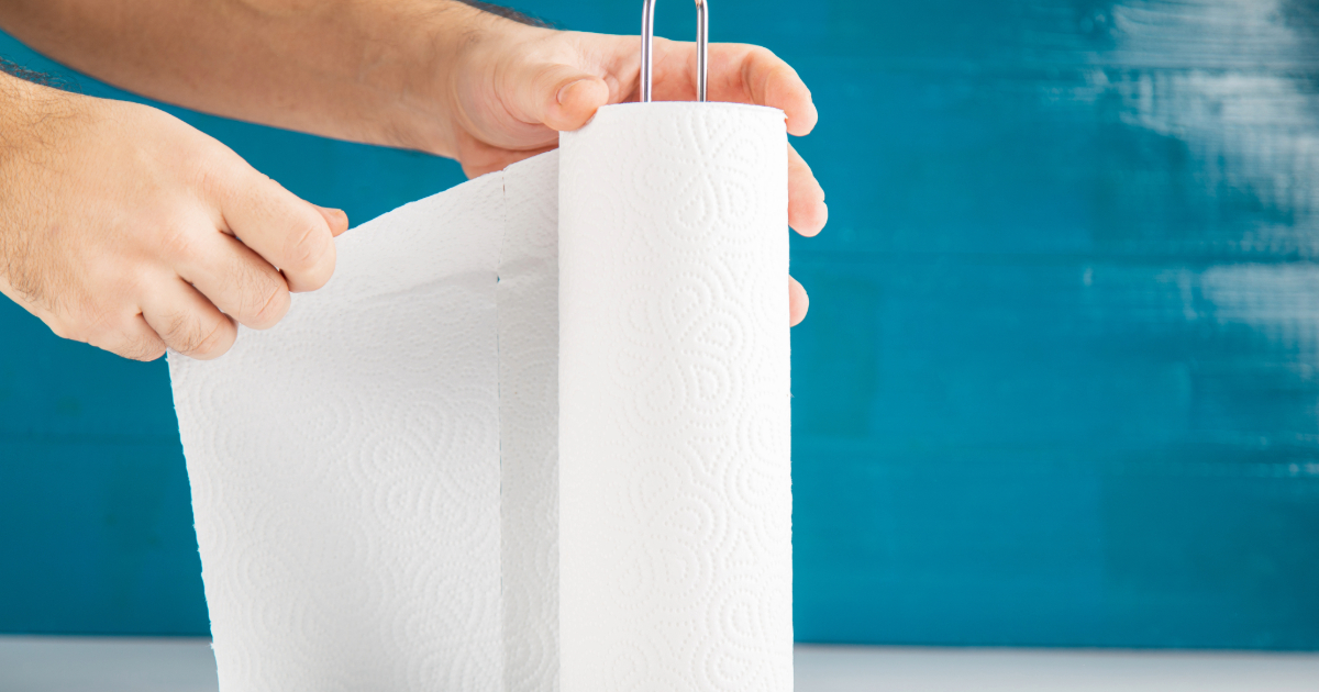DIY Paper Towel Holder Towels Edition