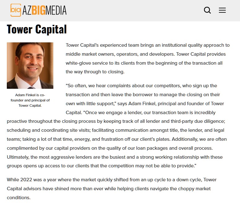 AZ Big 100 50 commercial real estate companies to watch in 2023