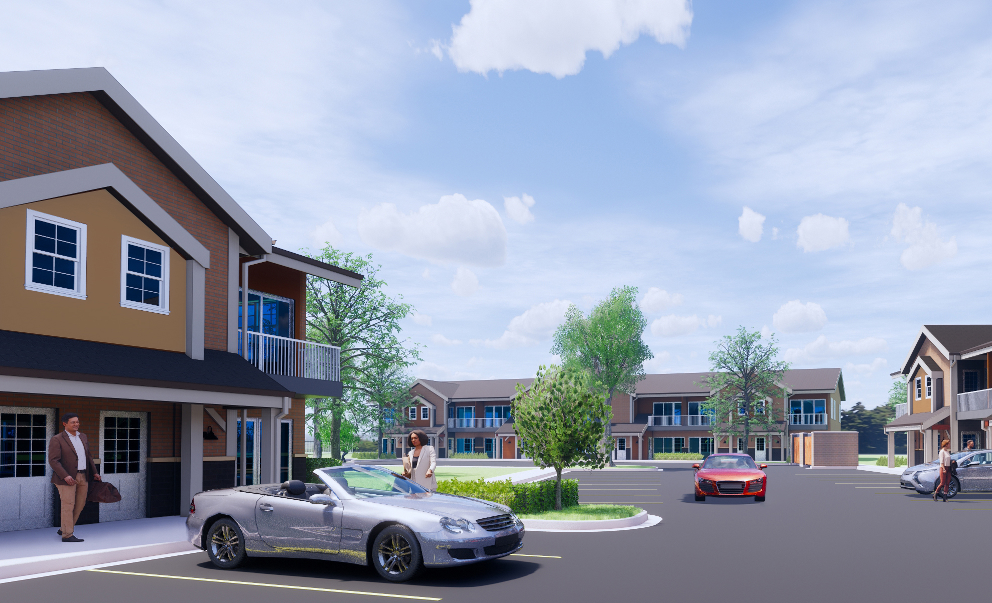 Grass Lake Crossing Luxury Apartments Tower Drive Development Inc.