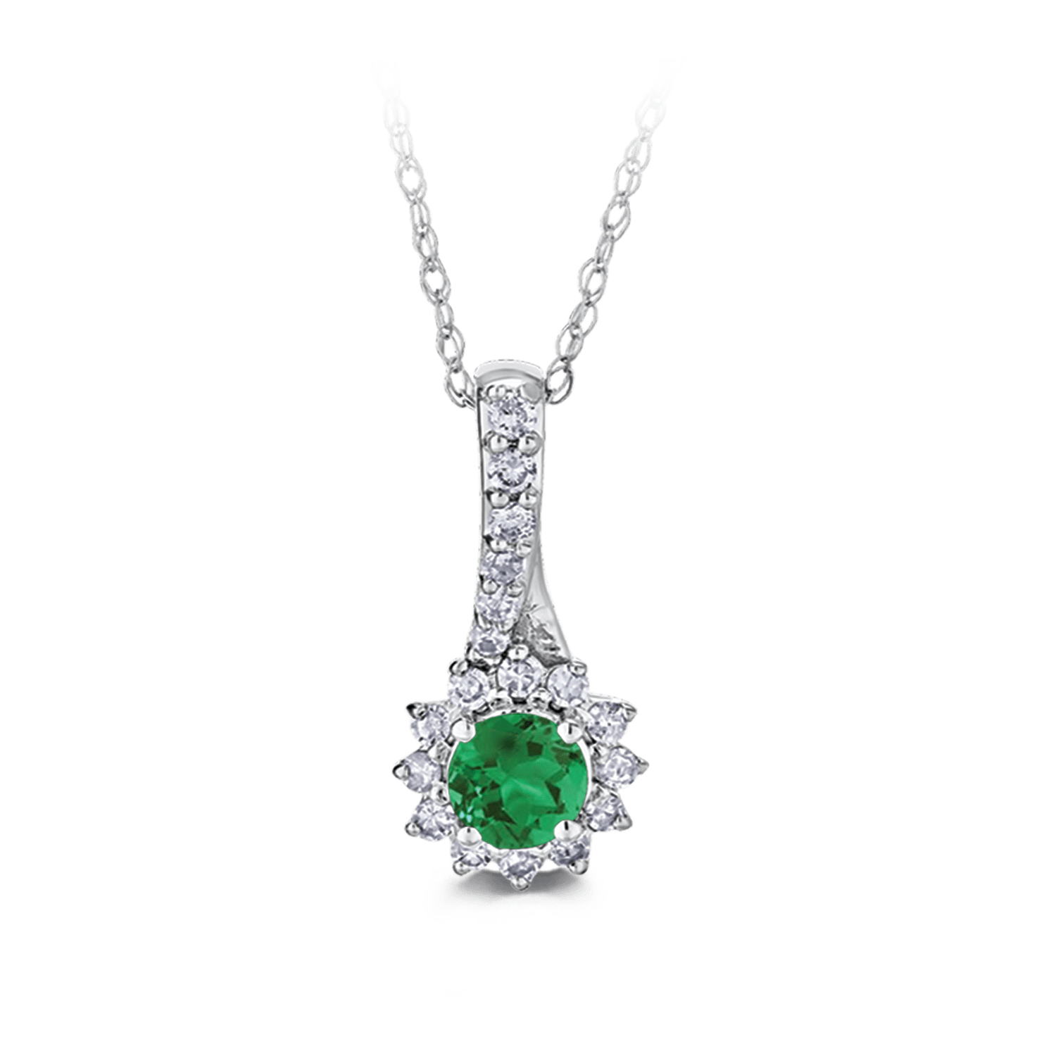 1/20 Ctw 1/3 Ctw Emerald Necklace Tower of Jewels