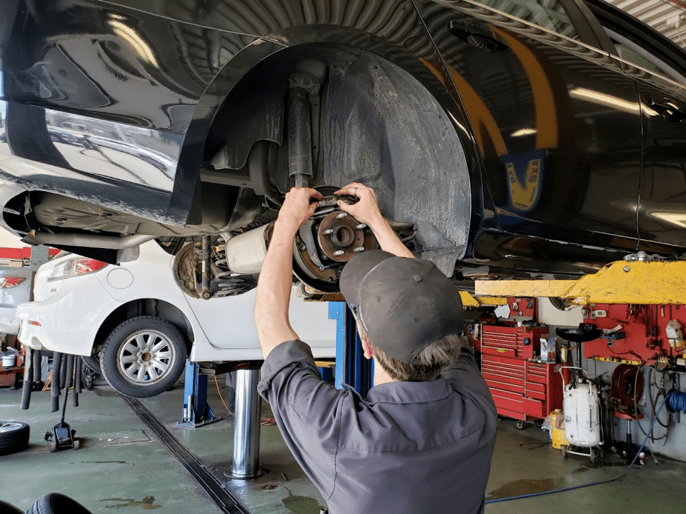 Driving with ABS Brakes Tower Service Station