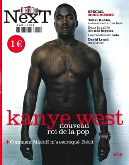 Kanye West Doffs Shirt Flaunts Physique For French Magazine