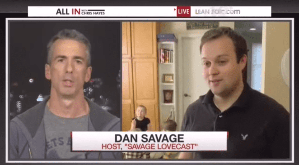 Dan Savage Calls Out Duggar Clan's 'Staggering' Hypocrisy on Family