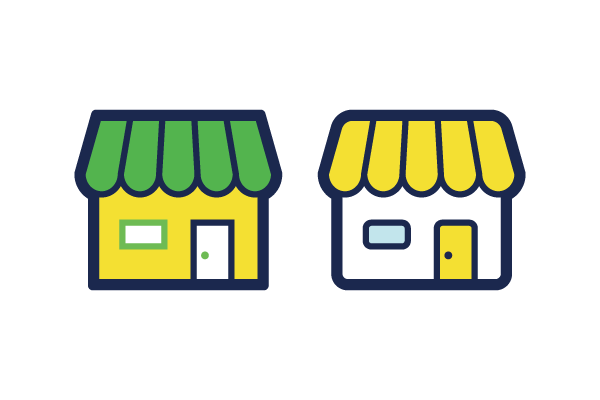 1 お店のカラーアイコン – 街、建物系イラスト専門サイト「Town Illust」