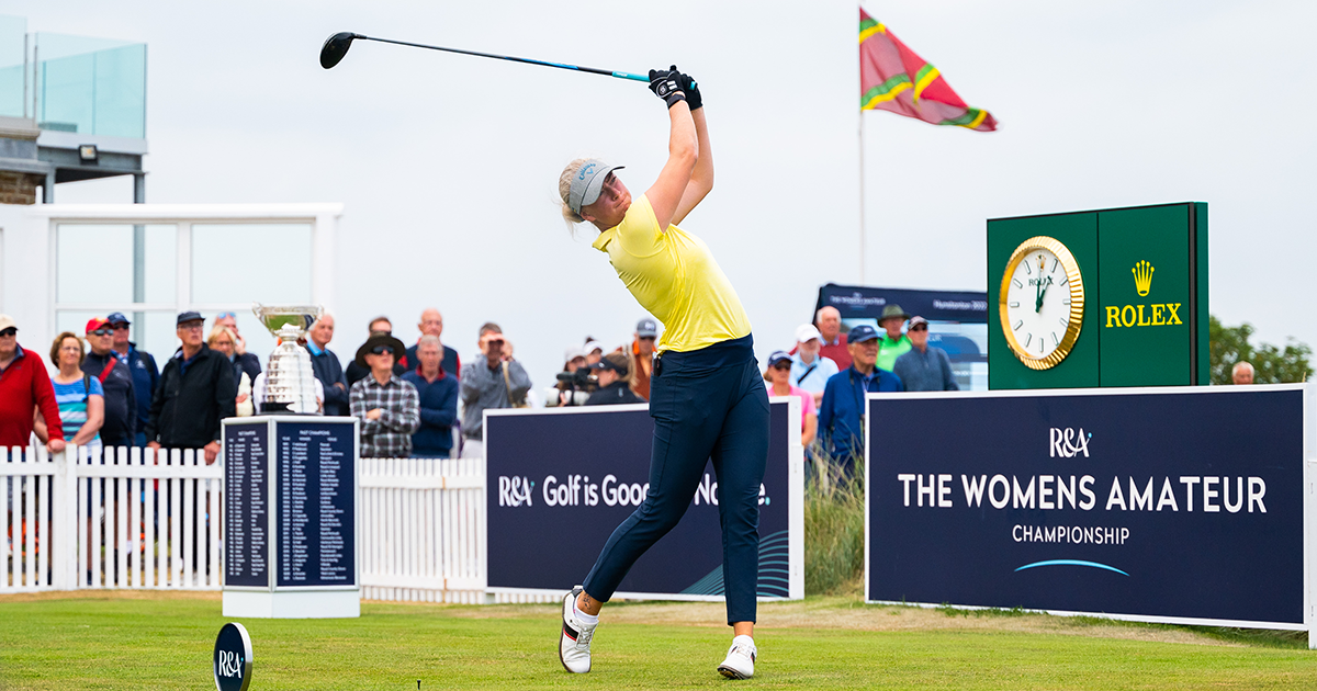 Sensational Jessica Baker wins the Women’s Amateur Golf Championships