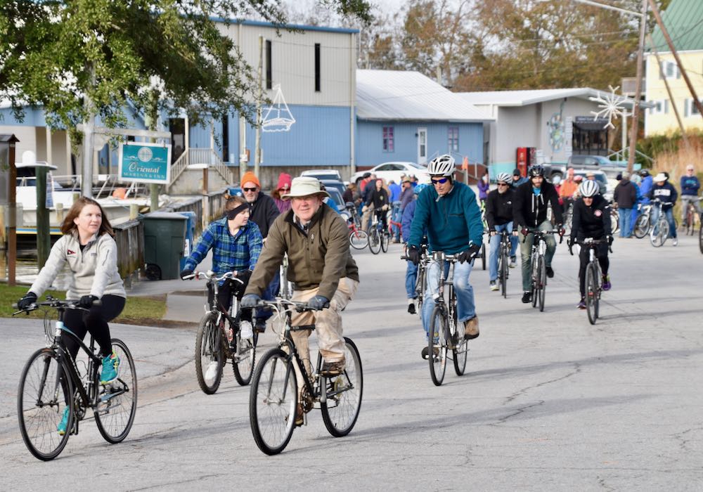 Thanksgiving Bike Ride Around Oriental 2017
