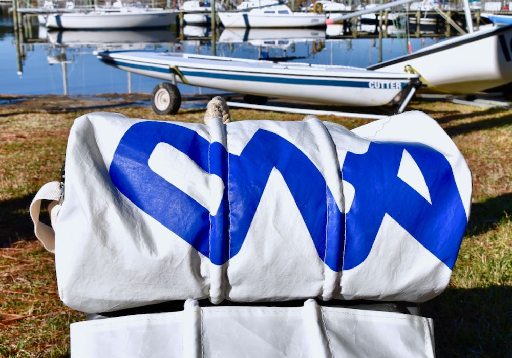 Old Sails Turned Into Sea Bags