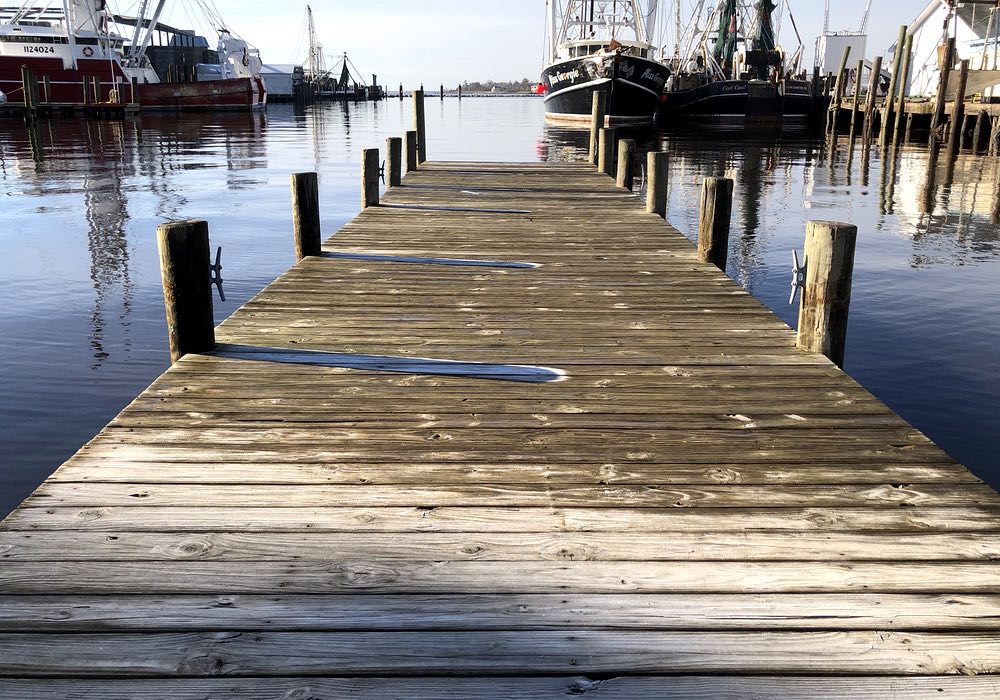 Defrosted Dock at Oriental Harbor