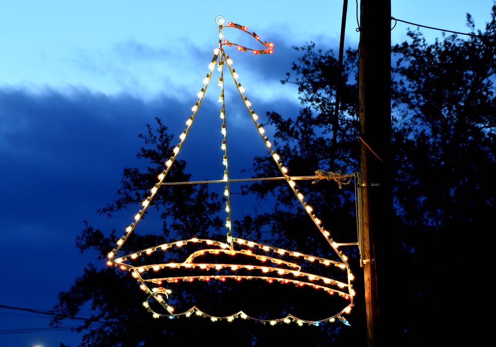 Hodges Gardens Christmas Lights Photos From On The Cover Of Oriental, NC