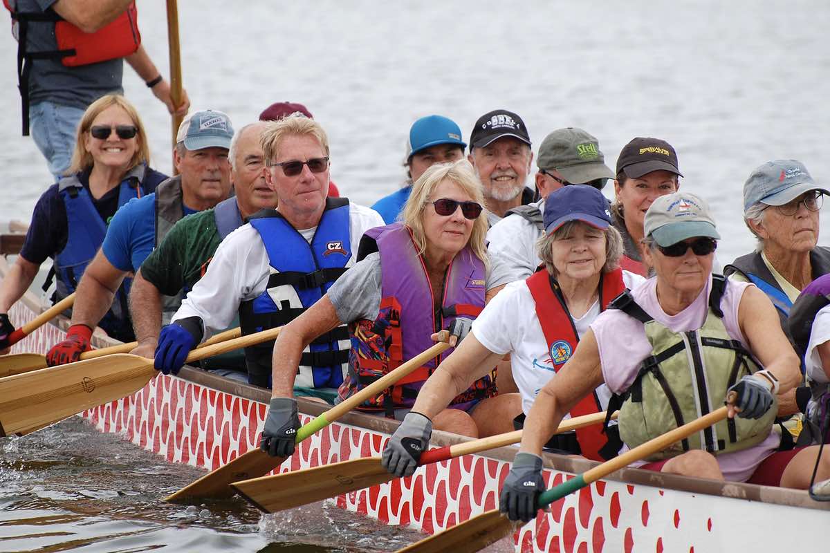 Oriental Dragon Boat Club at Wildlife Ramp