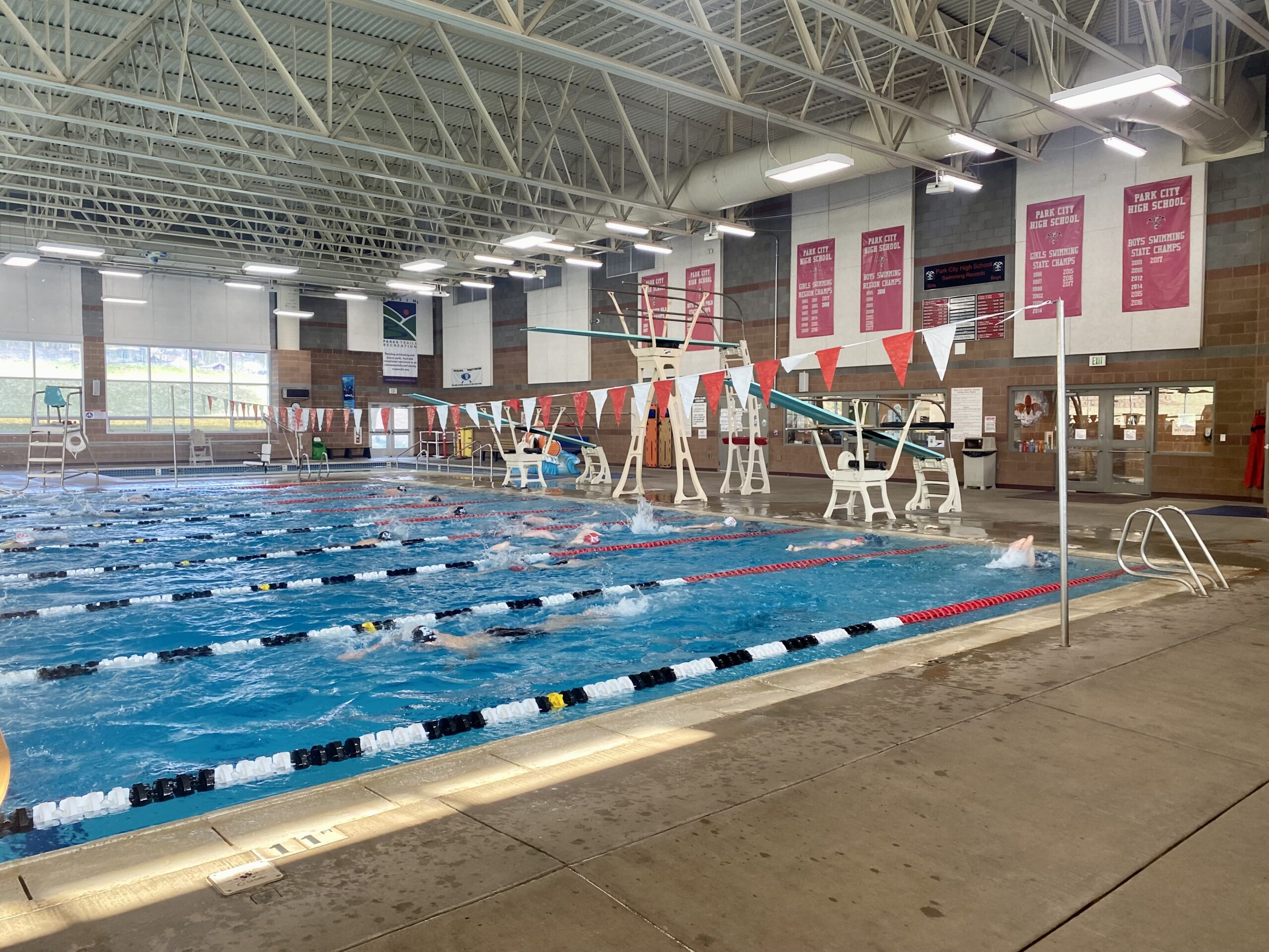 Swim Team holds 13hour SwimAThon at Ecker Hill Pool TownLift, Park