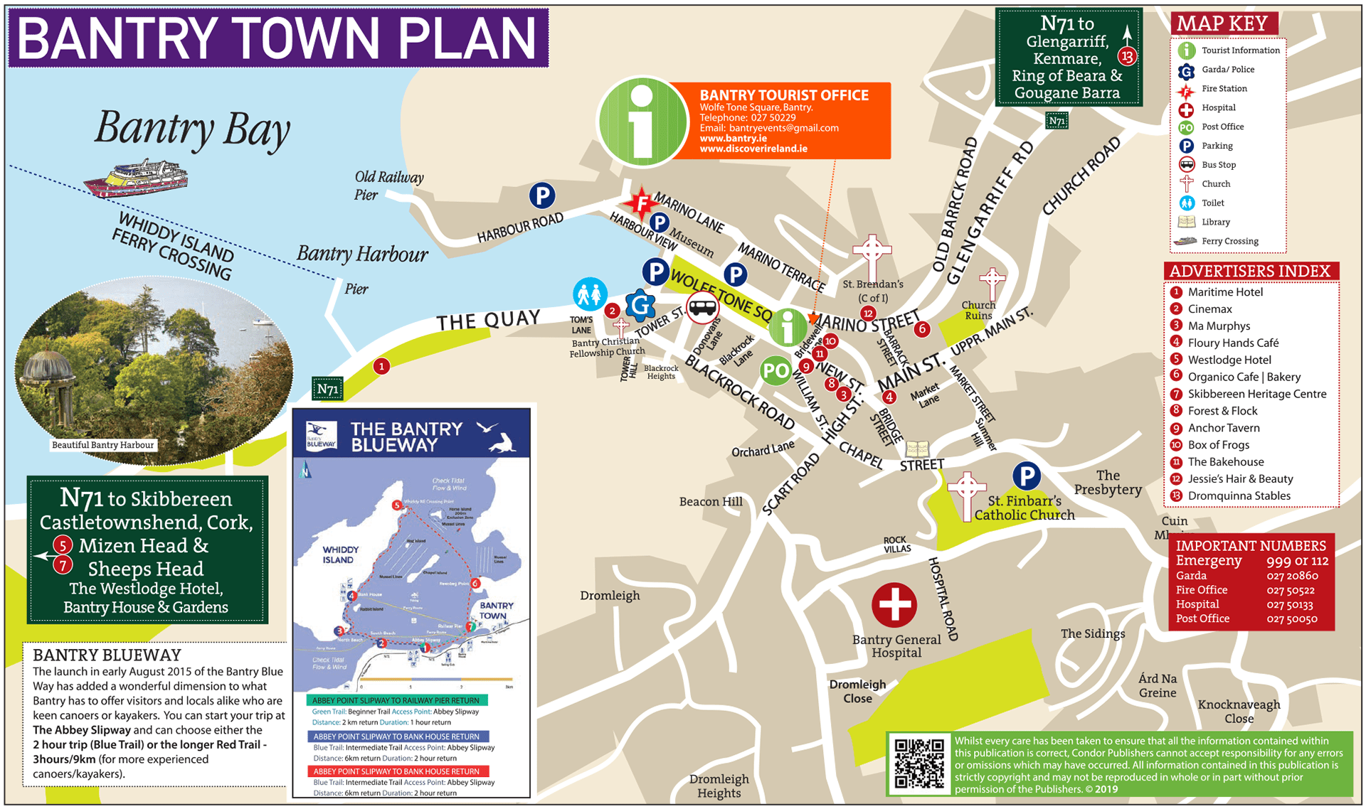 Bantry Bay Ireland Map Bantry Town Map Town Maps
