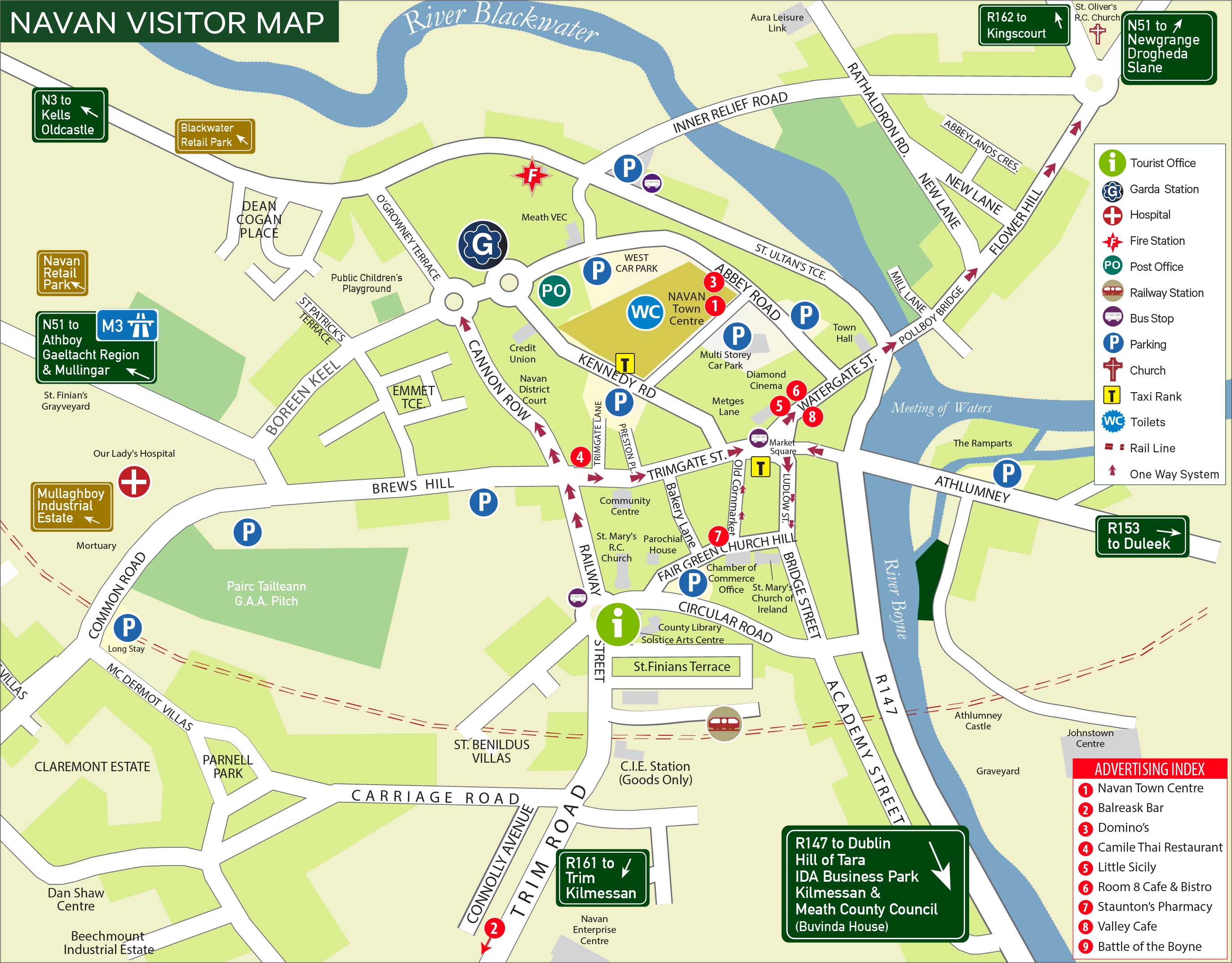 Navan Town Map Town Maps