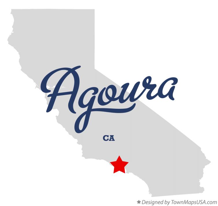 Map of Agoura, CA, California