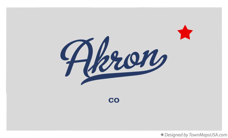 Akron Co Map