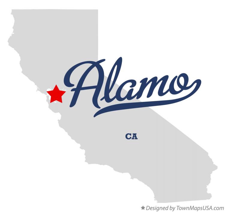 Alamo In North California Map Map of Alamo, CA, California