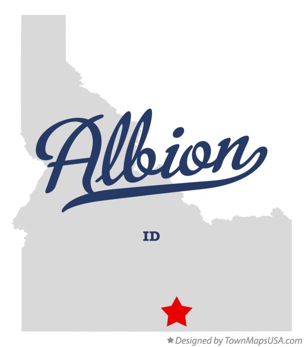 Map of Albion, ID, Idaho