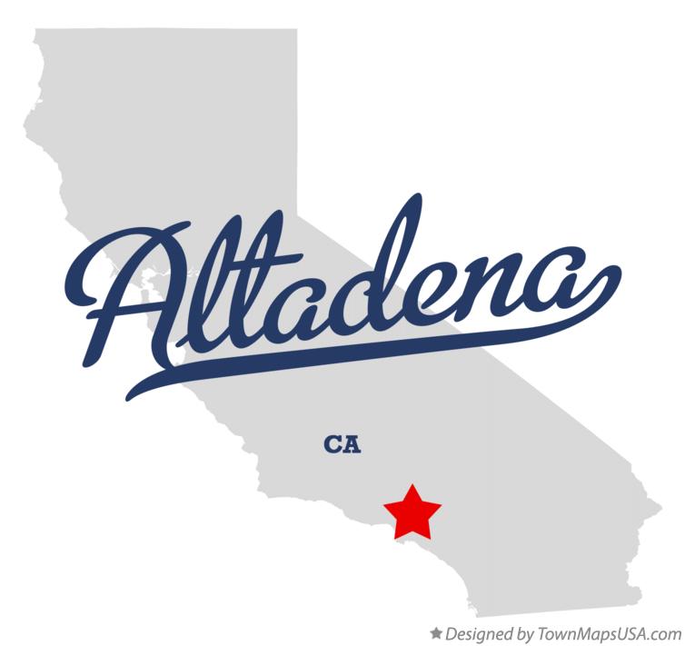 Map of Altadena, CA, California