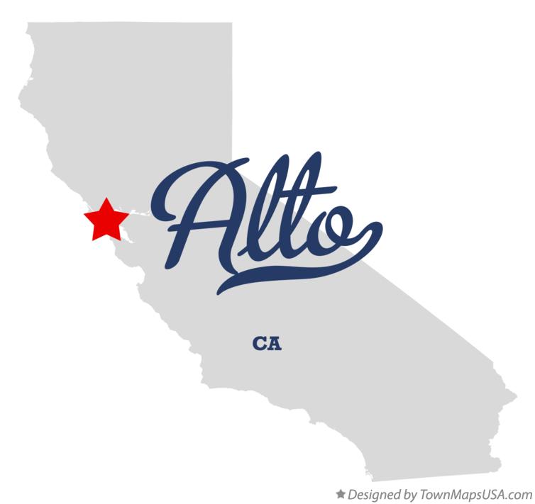 Map of Alto, CA, California