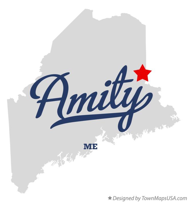 Amity Maine Map