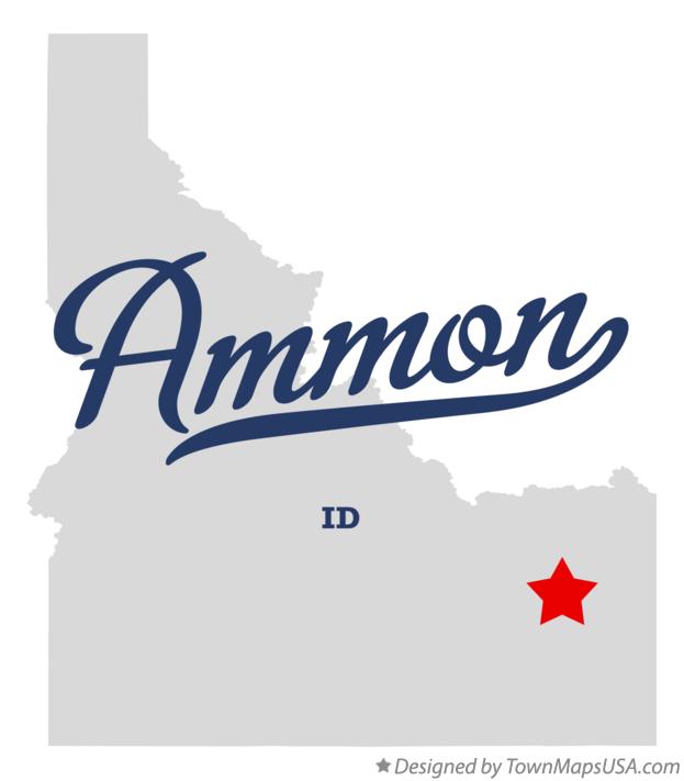 Map of Ammon, ID, Idaho