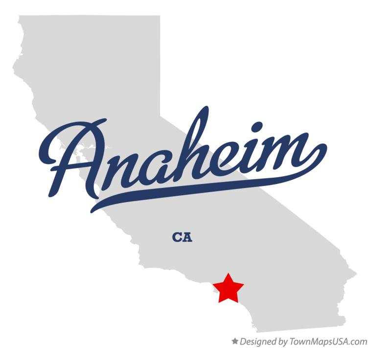 Anaheim California On A Map Park Houston Map