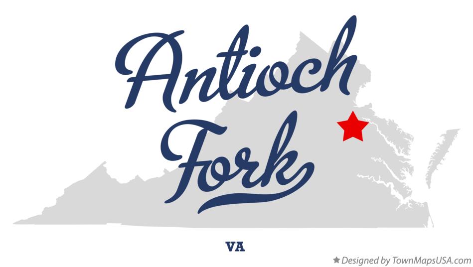 Map of Antioch Fork, VA, Virginia