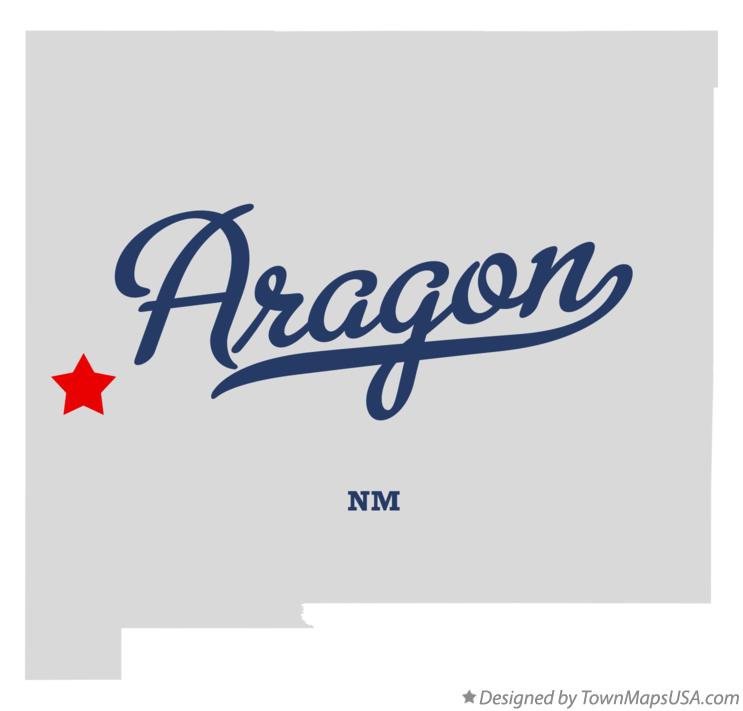 Map of Aragon, NM, New Mexico