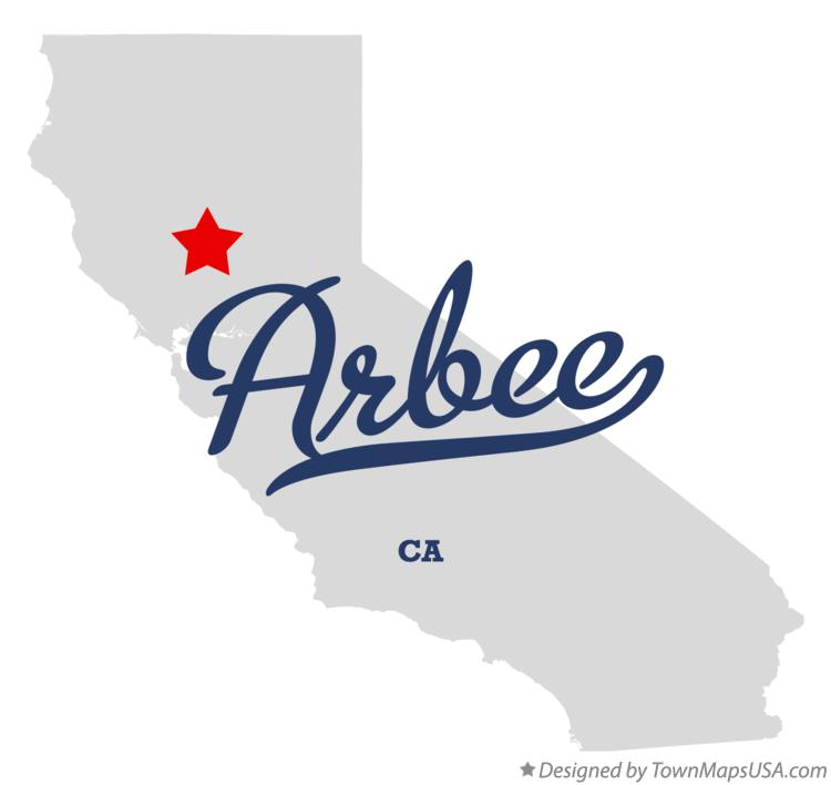 Map of Arbee, CA, California