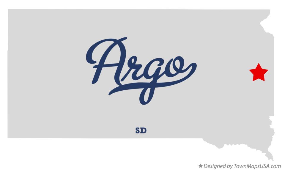 Map of Argo, SD, South Dakota