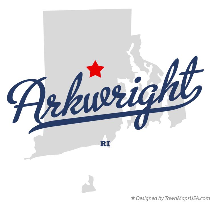 Map of Arkwright, RI, Rhode Island