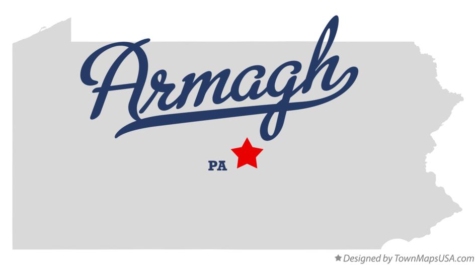 Map of Armagh, Mifflin County, PA, Pennsylvania