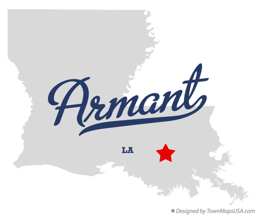Map of Armant, LA, Louisiana
